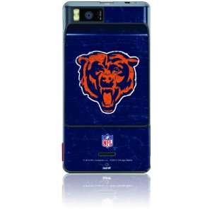  Protective Skin for DROID X (Chicago Bears Logo Distressed Bear