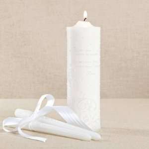  Exclusively Weddings Scattered Pearl Wedding Candle Set 