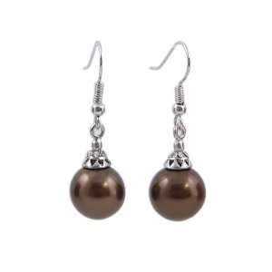  Chocolate Mother of Pearl Earrings Jewelry