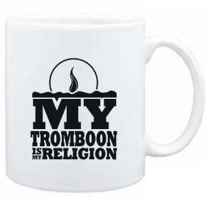  Mug White  my Tromboon is my religion Instruments 