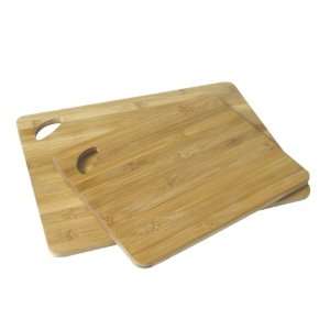 Island Bamboo 40828 Bamboo Cutting Boards, 2 Pack:  Kitchen 