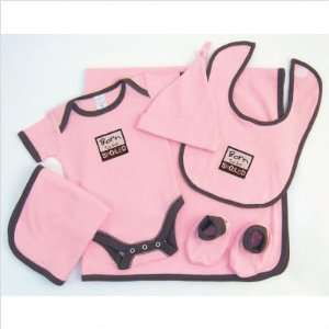  GOOD FORTUNE 6PC SPOILED PINK   BABY GIFT SETS: Baby
