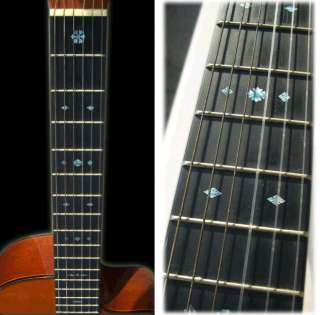 Vintage Snowflakes (AB) Fret Markers Inlay Sticker Decal Guitar  