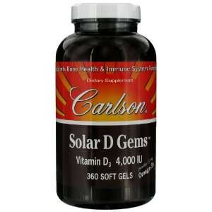  Carlson Labs   Solar D 4000 IU 360 gels Health & Personal 