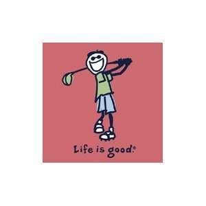 Life Is Good Girls Short Sleeve T shirts: CASUAL GOLF on SALSA  Large 