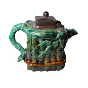    Square Bamboo Teapot Handmade Shiwan Pottery Arts, Crafts & Sewing