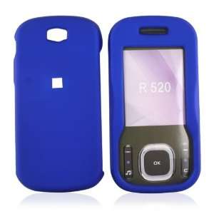  For Samsung Trill R520 Rubberized Hard Case Blue 