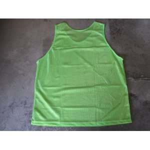 Set of 6 ~ Scrimmage Vests Vests Pinnies Soccer ~ Youth Green  