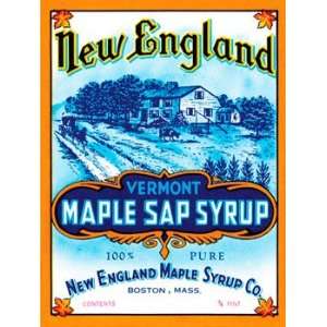    NE Syrup Metal Sign Kitchen Decor Wall Accent