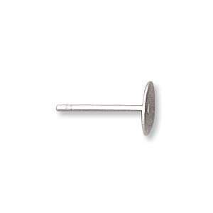  Surgical Steel Earring Post With 6mm Pad (20) 38205 Arts 