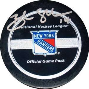 Brendan Shanahan New York Rangers Autographed Game Model Puck  