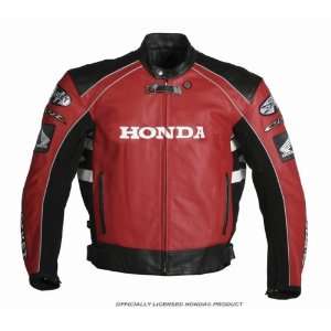  Honda CBR Leather Jacket, Red/Black/White   48 Automotive