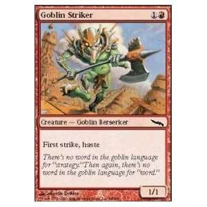   Magic the Gathering   Goblin Striker   Mirrodin   Foil Toys & Games