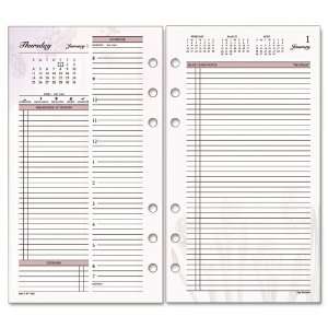  Day Runner® Pro Two Pages per Day Planning Pages, 3 3/4 x 