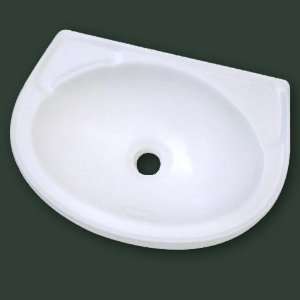  Guarapari Wall Hung Washbasin   No Faucet Hole   White 