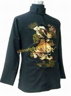 Chinese Mens Dragon Kung Fu Jacket/Coat/Outerwear  