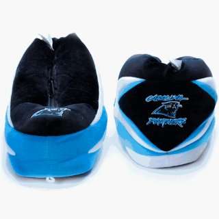    Carolina Panthers Plush NFL Sneaker Slippers: Sports & Outdoors