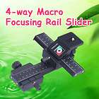 way macro focus rail slider for Digital SLR Cameras