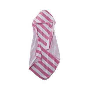  Circo® Baby Knit Stripe Hooded Towel   Pink: Home 
