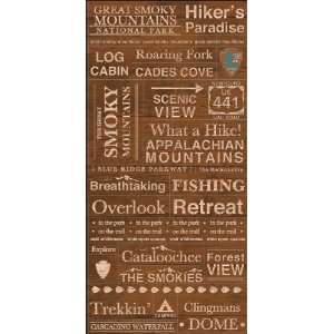 National Parks Die Cut Stickers 4.5X10.25 Sheet   