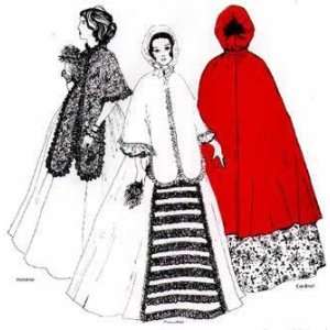  Ladies Civil War Era Cloak Pattern 