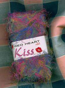 New Red Heart Kiss Yarn Skein Color Gem 3918 Nylon  