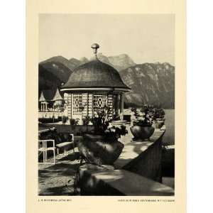  1915 Print Sliwinski Home Germany Sea Terrace Mountains 