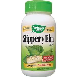  Natures Way Slippery Elm Bark 370 mg 100 Caps Health 