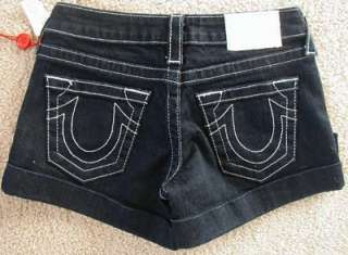   jean shorts by True religion. 98% cotton/2% spandex. $176. Style