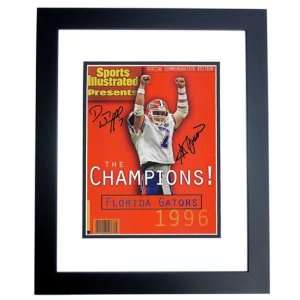   and Coach Steve Spurrier Dual Autographed/Hand Si