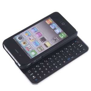  Wireless Bluetooth Sliding Keyboard Case for iPhone 4 