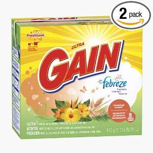 Gain Ultra Powder Detergent with Freshlock, Febreze Hawaiian Aloha, 18 