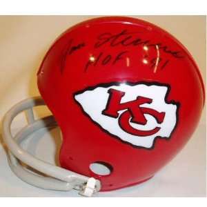  Jan Stenerud Kansas City Chiefs Autographed Throwback Mini 