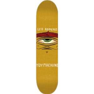  Toy Machine Eyeball Skateboard Deck   Leo Romero   8.125 x 