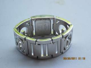 Guess G Link Silver G Logo Crystal Bracelet Watch U12539L1 Womens 