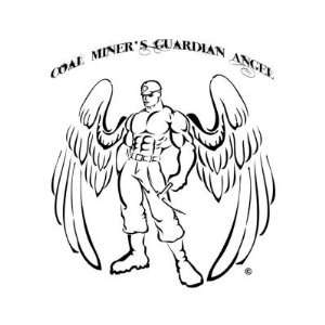 Coal Miners Guardian Angel Sticker