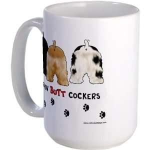  Nothin Butt Cockers Funny Large Mug by  Kitchen 