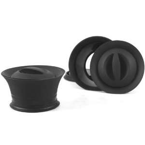   Orka Black Silicone Easy Form Mini Cocottes, Set of 2