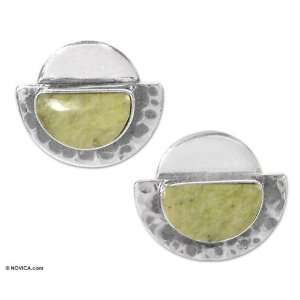  Serpentine earrings, Sipan Moons 0.8 W 0.6 L Jewelry