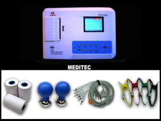 ECG/EKG Machine THREE Channels ECG Electrocardiograph  