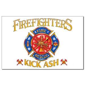 Mini Poster Print Firefighters Kick Ash   Fire Fighter 