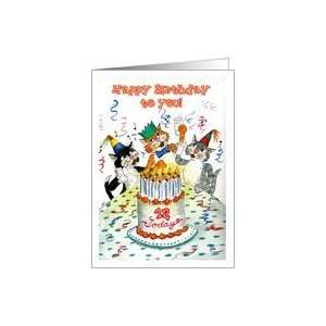    Birthday Card for 12 yr old   Singing Cats Card Toys & Games
