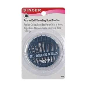  Singer Self Threaded Hand Needle Compact Assorted 15/Pkg 