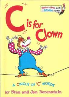 Beginner Reader   C is for Clown  HB by the Berenstains 9780394824925 