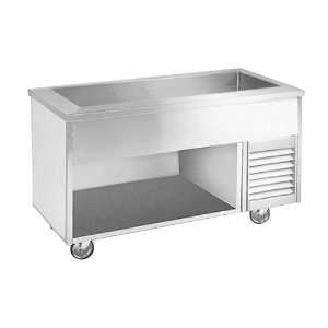   Pan Size Open Base Cold Food Table   14G SCA 4S: Home & Kitchen