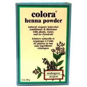  Colora Henna Veg Hair Mahogany 2 oz. (3 Pack) with Free 