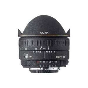  Sigma 15mm f/2.8 EX DG Diagonal Fisheye Autofocus Lens for 