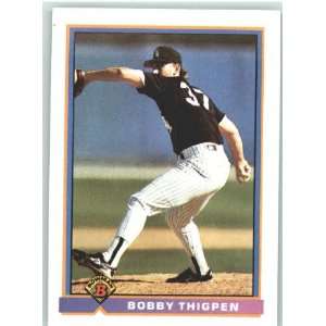 1991 Bowman #342 Bobby Thigpen   Chicago White Sox 