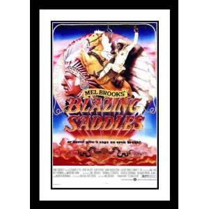  Blazing Saddles Framed and Double Matted 20x26 Movie 