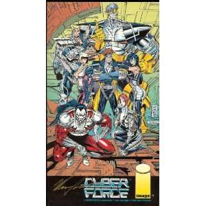  Cyberforce Image Comics Color Header Signed 1992 